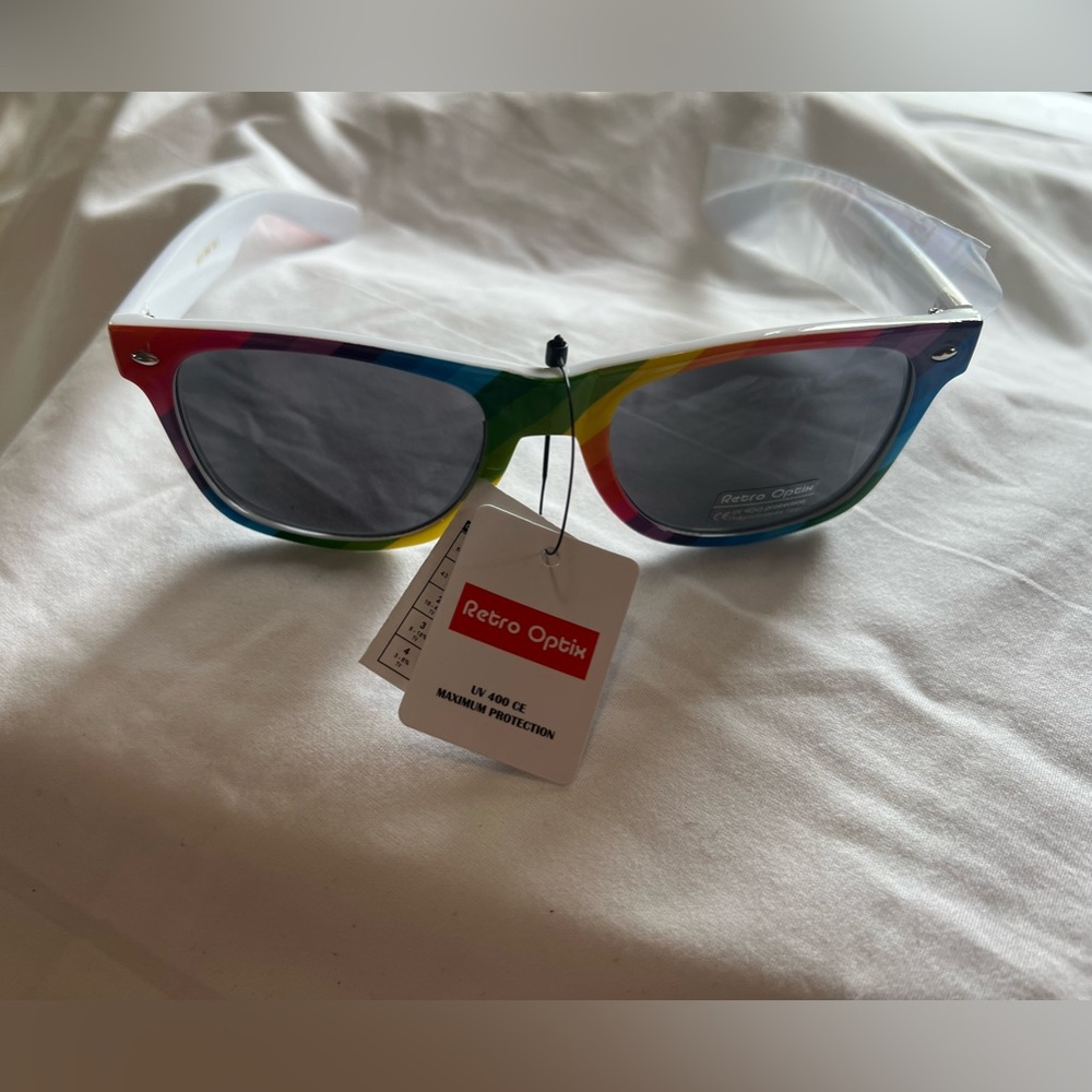 Retro optix pride sunglasses